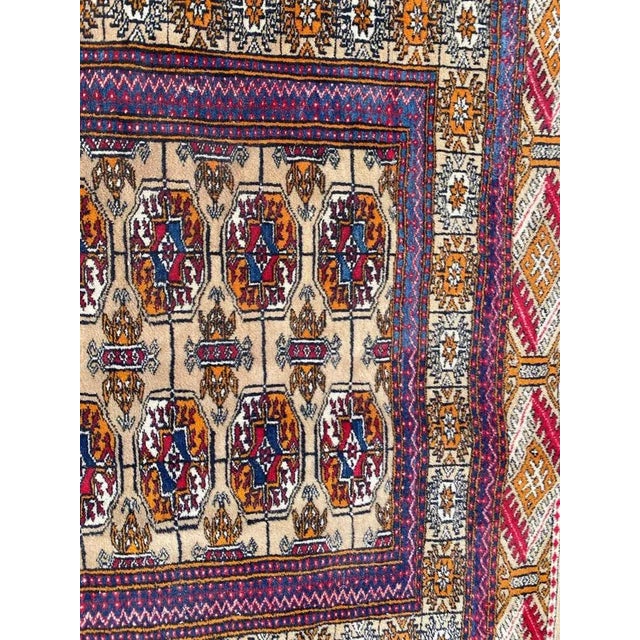 Vintage Afghan Boukhara Design Rug For Sale - Image 6 of 13