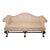 Antique Mahogany Camelback Sofa For Sale