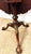 American Mid 20th Century Beautiful Mahogany Philadelphia Chippendale Style Dish Top Birdcage Tilt Table For Sale - Image 3 of 14