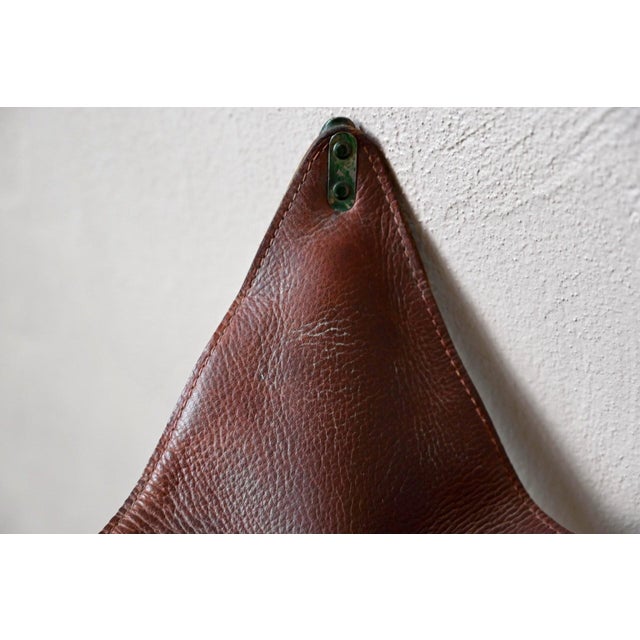 20th Century English Hunting Walking Stick with Seat in Bamboo, Leather and Metal, 1960s For Sale - Image 9 of 13