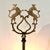 Traditional Antique Moorish Revival Lion Motif Brass Eight-Light Figural Lamp, Circa 1900 For Sale - Image 3 of 12