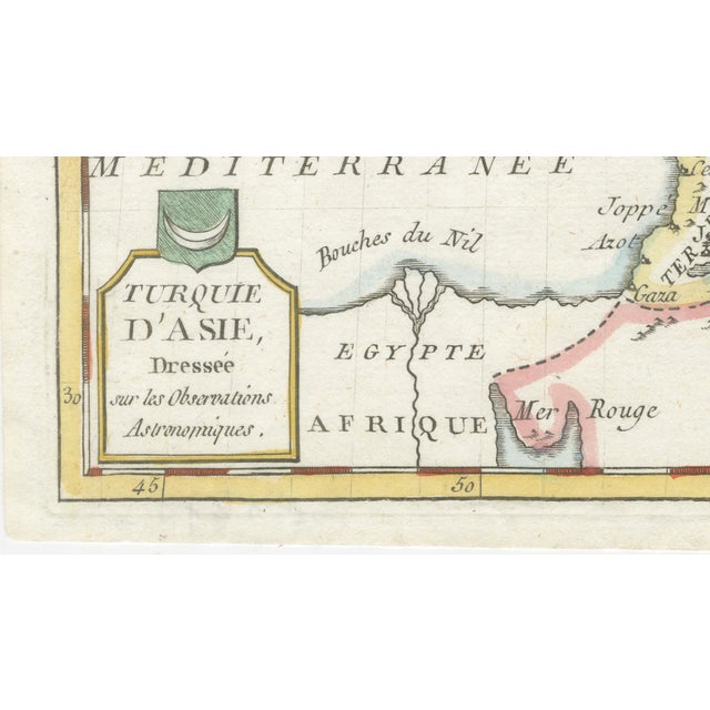 Ottoman Empire Asia Map by La Porte, Paris, 1779 For Sale - Image 6 of 11