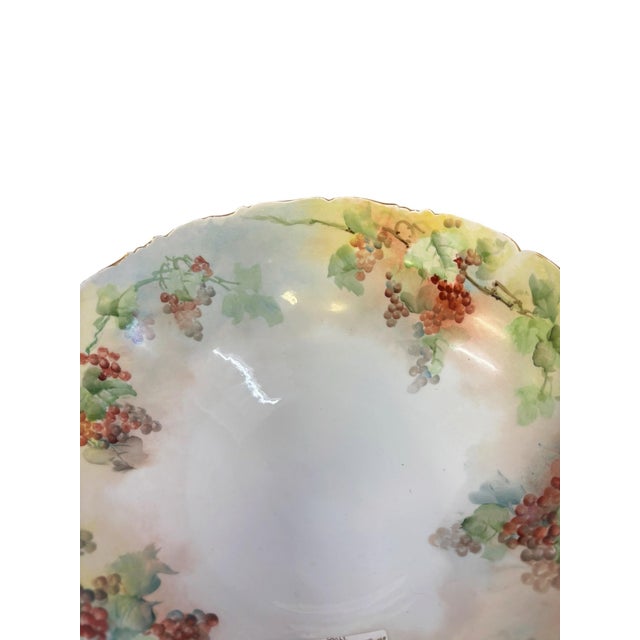 Late 19th Century Belle Epoch Rococo Revival Limoges Centerpiece Bowl & Stand For Sale - Image 5 of 10
