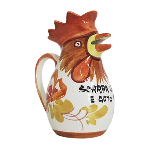 Rooster-Shaped Jug from Bassano, 1970s