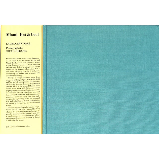 "Miami Hot & Cool" Book 1990 Cerwinske, Laura For Sale - Image 4 of 12