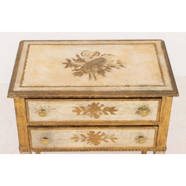 Wood Louis XVI Style Distressed Side Tables, Pair For Sale - Image 7 of 10