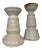 Hand Made Ceramic Candlesticks - a Pair For Sale