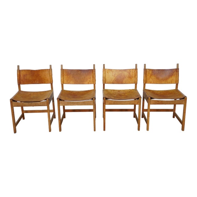 1960s Set of 4 Kurt Ostervig Dining Chairs For Sale