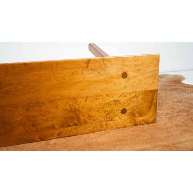 Restored 1950s American Studio Craft / Mid-Century Maple Bench For Sale - Image 16 of 17