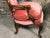 Pink Set of Mid-Century English Oak and Pink Velvet Lounge Chairs For Sale - Image 8 of 13