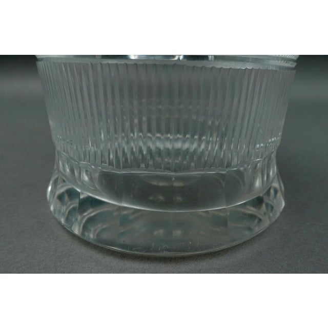 Mid 20th Century Moser Signed Czech Splendid Gold Trim Cut Crystal Water Pitcher Jug 64 Oz For Sale - Image 10 of 10