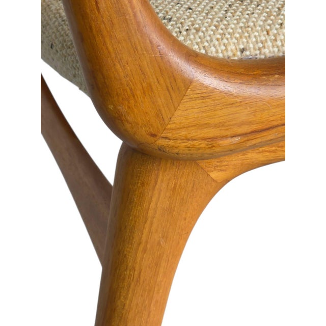 Slagelse Møbelværk Model 370 Boomerang Dining Chairs by Alfred Christensen for Slagelse Møbelværk, 1960s, Set of 4 For Sale - Image 4 of 16