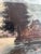 Vintage Original Riverside Cottage Print, Signed Landscape Art, 1970s For Sale - Image 6 of 14