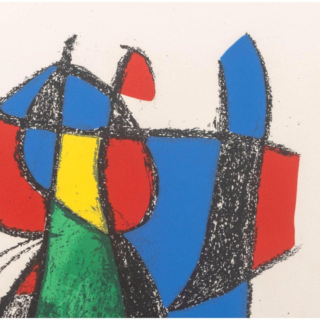 1970s Joan Miro "Lithograph Viii" Lithograph, 1975 For Sale - Image 5 of 11