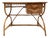 Mid-Century Italian Bamboo and Rattan Writing Desk, 1970s For Sale