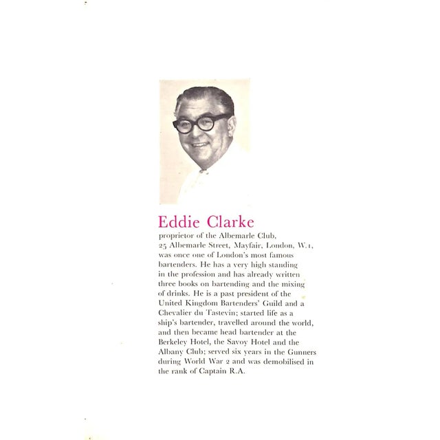 CLARKE, Eddie [256] pp. Cocktail Books Ltd. 1963 7 3/4" x 5 3/8" Designed and illustrated by William S. McCall An amusing...