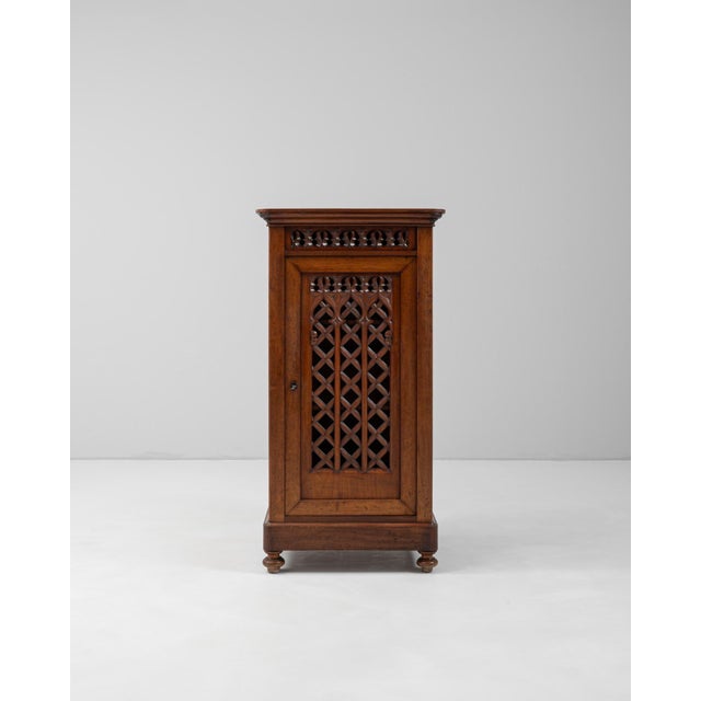 19th Century French Original Patinated Wooden Cabinet For Sale - Image 16 of 18