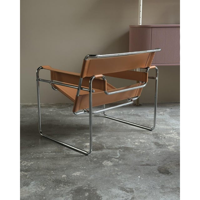 Gavina Wassily B3 Armchair by Marcel Breuer for Gavina, 1970 For Sale - Image 4 of 9