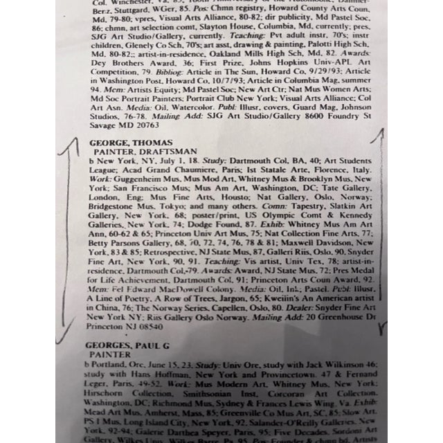 ”Little Ballerina” MCM Portrait Signed Oil Painting For Sale - Image 11 of 12