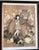 Wood 1980s Girl and Cat Art Japanese Drawing For Sale - Image 7 of 10