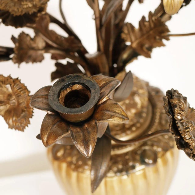 18th-Century Gilt Bronze & Walnut Candelabrum For Sale - Image 6 of 8