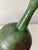 Suontouping Green & Bronze Glaze Raku Vessel With Symbols, Signed and Numbered For Sale - Image 4 of 12