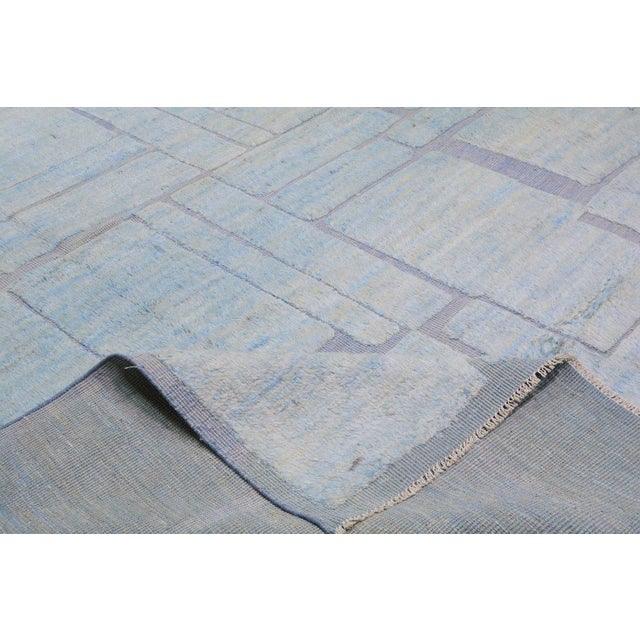 2020s New Moroccan Professional Hand Knotted Wool Rug, 10'x13'6" For Sale - Image 5 of 5