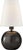 Modern Thomas O'Brien by Visual Comfort Signature Tiny Terri Round Accent Lamp in Bronze with Linen Shade For Sale - Image 3 of 3