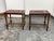 Design Plus Gallery presents a Pair of Vintage Tooled Leather Top Side Tables by Estudio Taller Corongo. Each table has a...