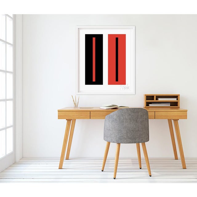 Using the power of color, Liz makes red redder when it is wonderfully juxtaposed with black. We use the finest archival...