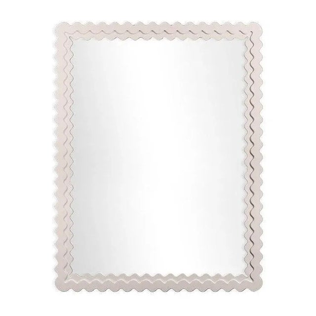 Contemporary Fleur Home Carnival Chaos Rectangle Mirror in Frosted Petal, 24x36 For Sale - Image 3 of 3