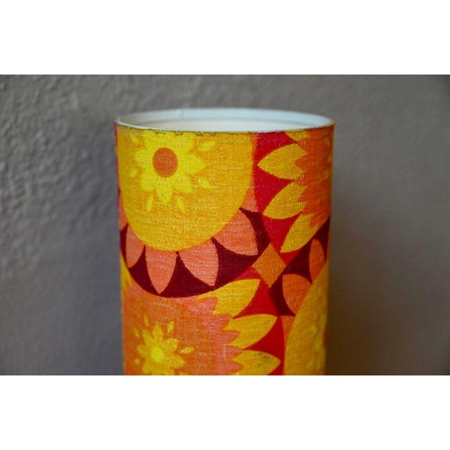 Orange Vintage Orange Glass Table Lamp, 1970s For Sale - Image 8 of 14