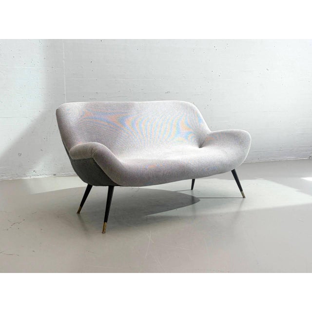 Mid-Century Two-Seater Sofa, 1950s For Sale - Image 5 of 14
