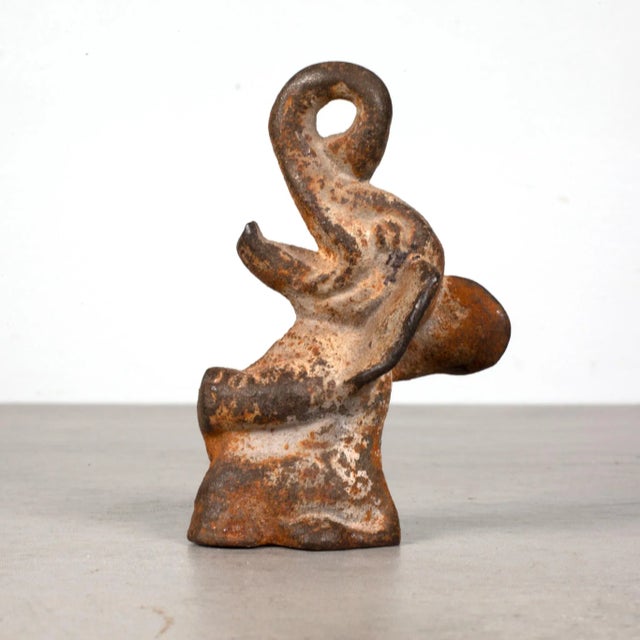Metal Cast Iron Hubley Elephant Bottle Opener C.1940-1950 For Sale - Image 7 of 7