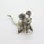 Vintage Italian Handmade Field Mouse Miniature in Silver 800, Florence, 1970s For Sale - Image 12 of 12
