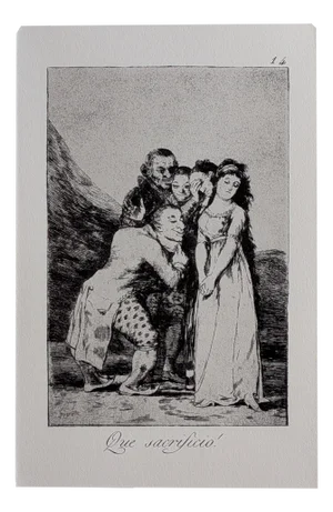 Francisco de Goya, Los Caprichos, Plate 14, Etching