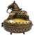 Chinoiserie Antique Asian Bronze Horse Censer/Storage Box For Sale - Image 3 of 11