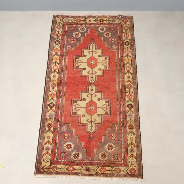 Vintage Turkish Jorun Rug For Sale - Image 3 of 9