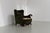 Danish Carved Lounge Chair in Green Velvet, 1920s For Sale - Image 13 of 18