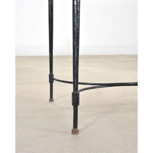 Mario Papperzini Mid-Century Amalfi Iron Patio Garden Armchair For Sale - Image 12 of 18