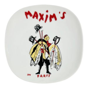 Vintage Maxim's De Paris Restaurant Sem Ashtray Dish