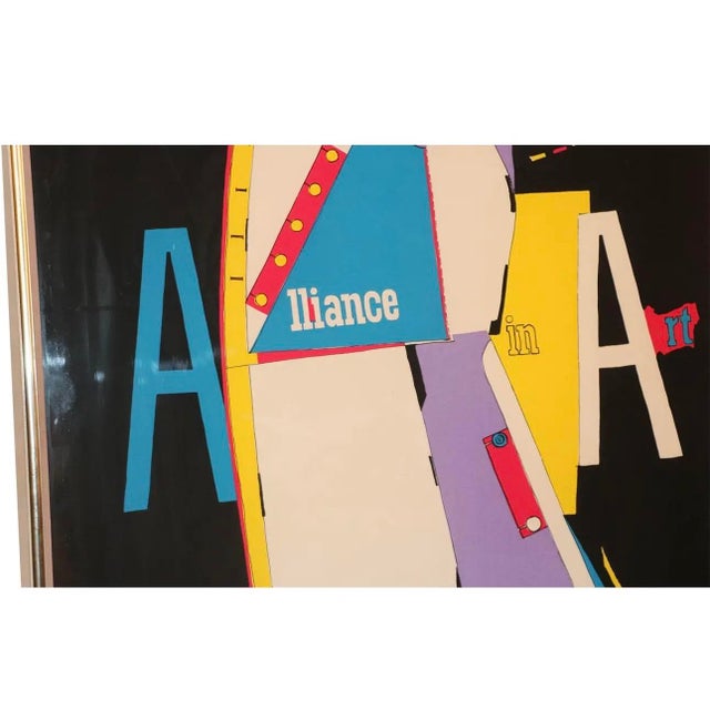Richard Linder- Pop Art Silkscreen Alliance in Art 1968 For Sale In Seattle - Image 6 of 8