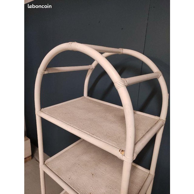 White Bookcase from Pierimport For Sale - Image 3 of 6