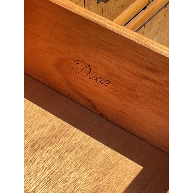 Vintage Dixie Parquet Rattan Six-Drawer Dresser For Sale - Image 10 of 12