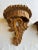 Renaissance Antique Italian Rococo Revival Hand Carved Solid Wood Wall Shelves, a Pair For Sale - Image 3 of 12