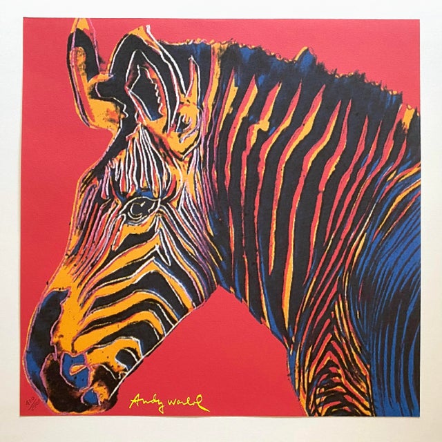 Andy Warhol Vintage 1986 Lmtd Edtn Endangered Species Large