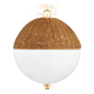 Mitzi Summer 12 in. 1 Light Pendant in Aged Brass Finish For Sale
