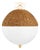 Mitzi Summer 12 in. 1 Light Pendant in Aged Brass Finish For Sale