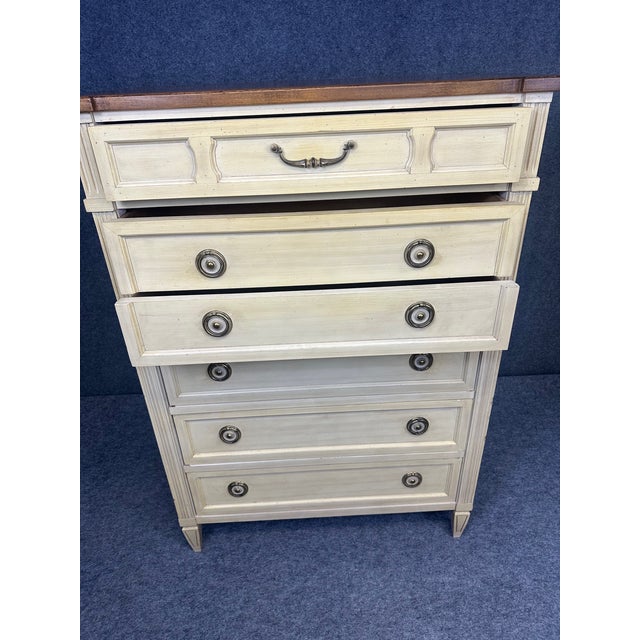 1960s 1960s Vintage American of Martinsville 6 Drawer Tall Chest For Sale - Image 5 of 10