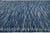 2020s Contemporary Handmade Oceanic Blue Wave Kilim Wool Area Rug Luxury Flat-Weave For Sale - Image 5 of 12